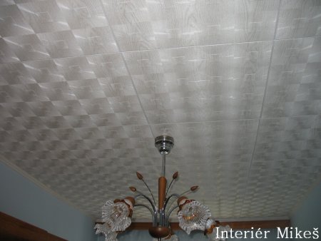 Polystyrénové stropné kazety ASTRO jaseň biely