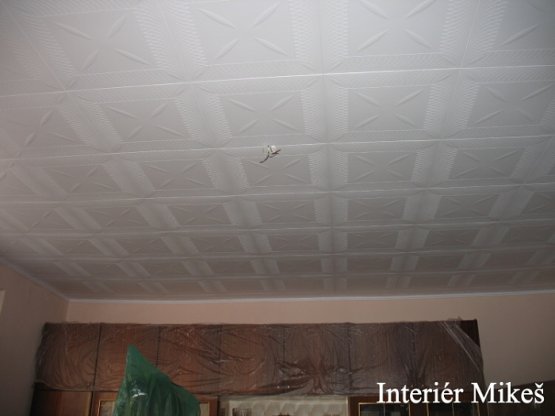 Polystyrenové stropní kazety MOTÝL bílý