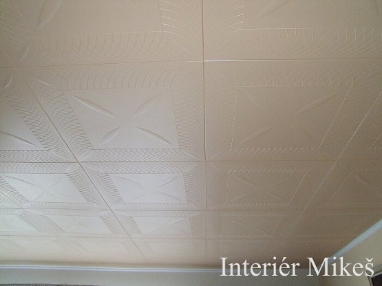 Polystyrénové stropné kazety MOTÝĽ béžový