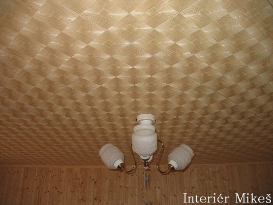 Polystyrenové stropní kazety ASTRO borovice