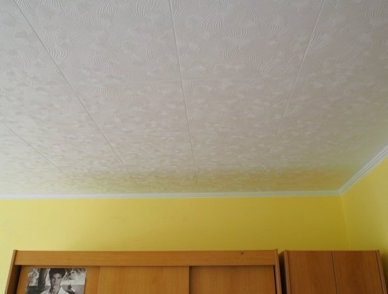 Polystyrénové stropné kazety TWIST biely