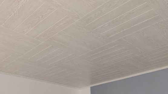 Polystyrénové stropné kazety SAMBA jaseň biely