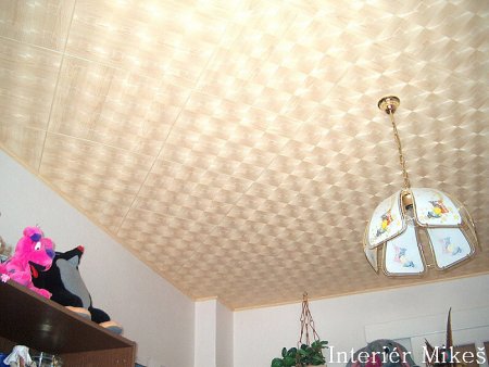 Polystyrénové stropné kazety ASTRO borovica