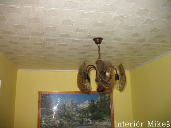 Polystyrénové stropné kazety OKTAWA jaseň biely